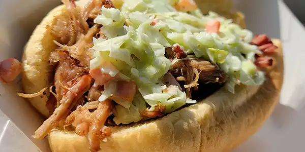 Pulled pork sandwich